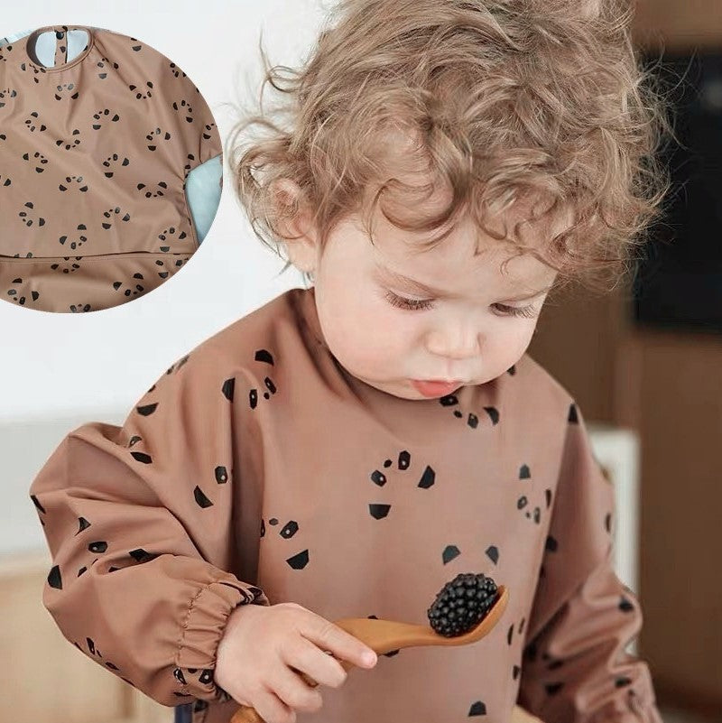 Cape Bib/Smock (Cherry)