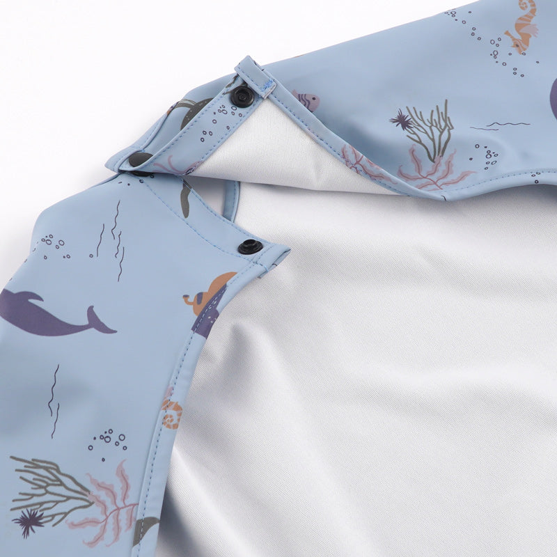 Cape Bib/Smock (Cherry)