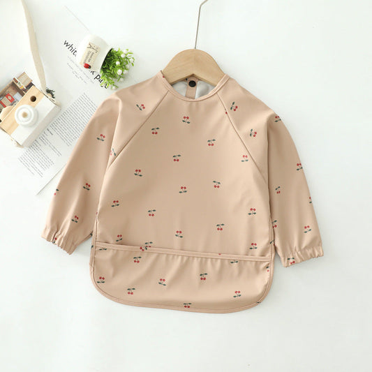 Cape Bib/Smock (Cherry)