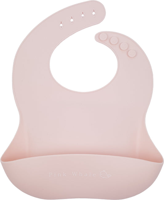 Silicone Baby Bib (Baby Pink)